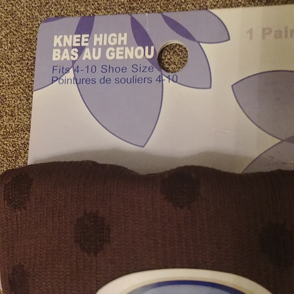 NWT SUPPORT KNEE HIGH, DR.SCHOLL'S Brown COLOR - Picture 3 of 6